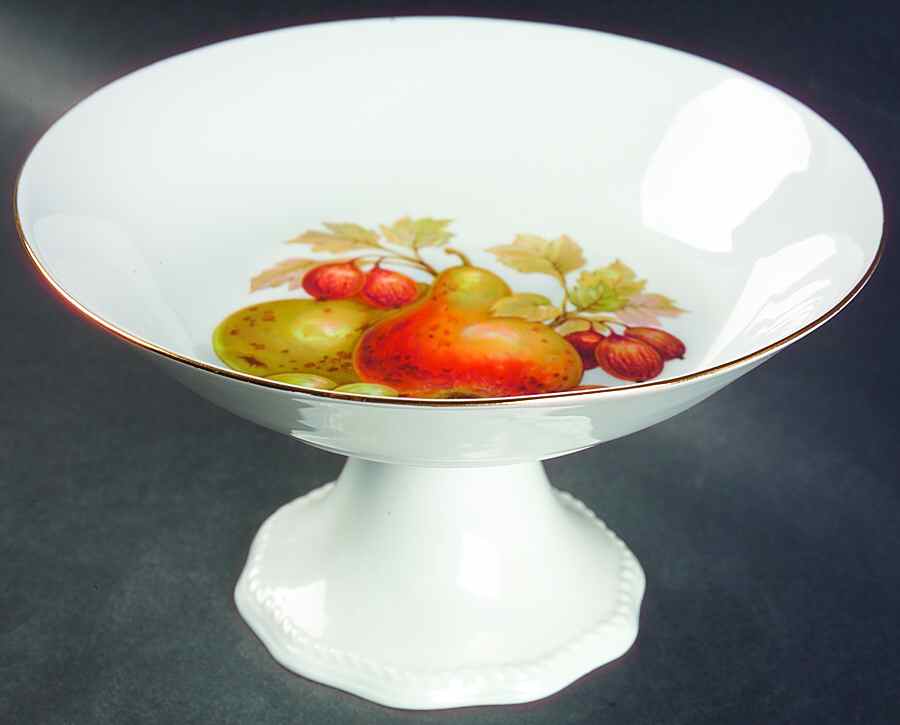 BTH4 (1-16" Gold Trim) Round Compote (Height X Width) by Bareuther & Co-1