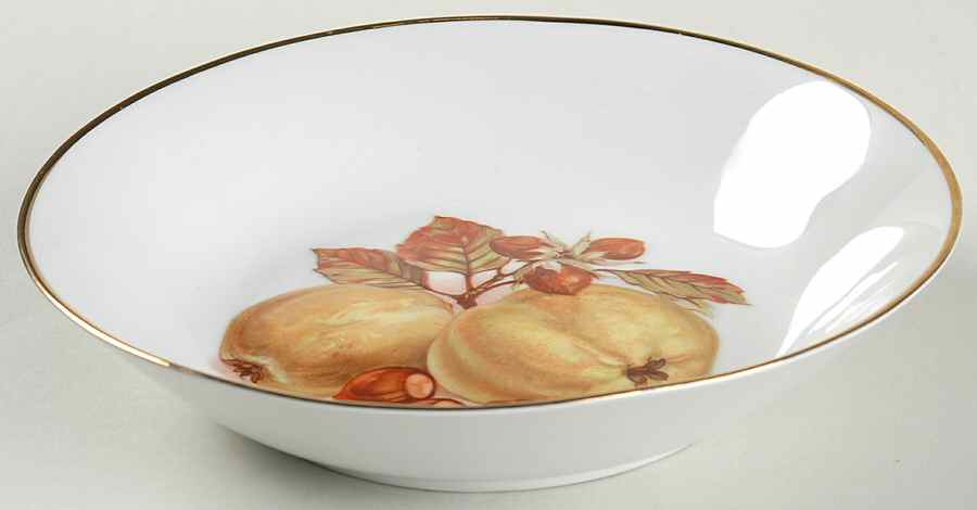 BTH4 (1-16" Gold Trim) Coupe Soup Bowl by Bareuther & Co-1