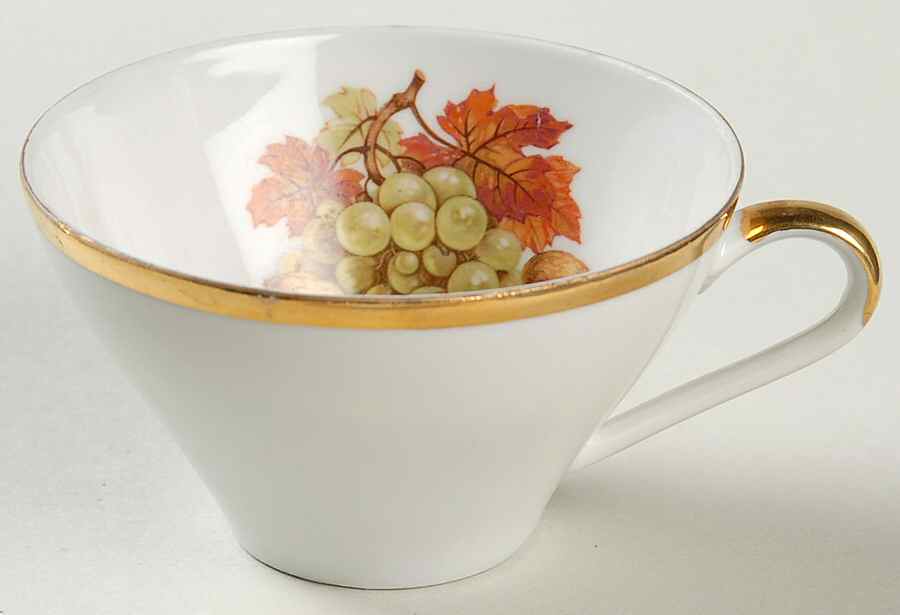 BTH4 (1-16" Gold Trim) Flat Cup by Bareuther & Co-1