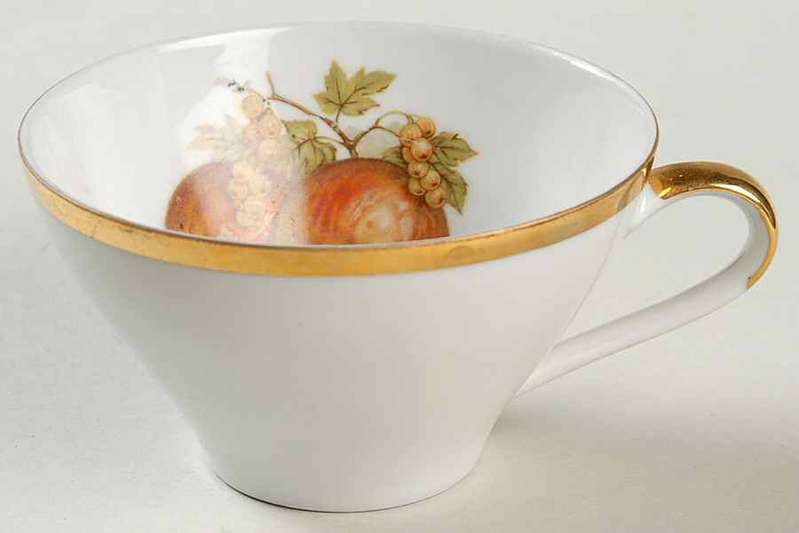 BTH4 (1-16" Gold Trim) Flat Cup by Bareuther & Co-1