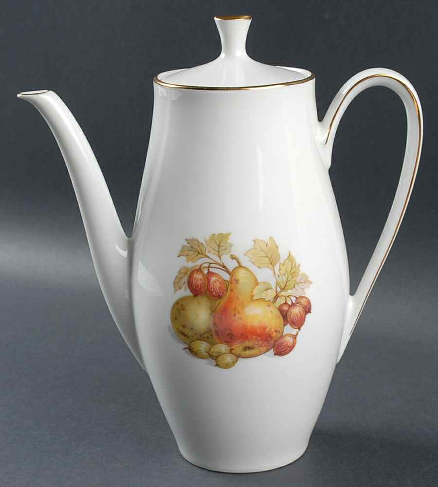 BTH4 (1-16" Gold Trim) Coffee Pot & Lid by Bareuther & Co-1