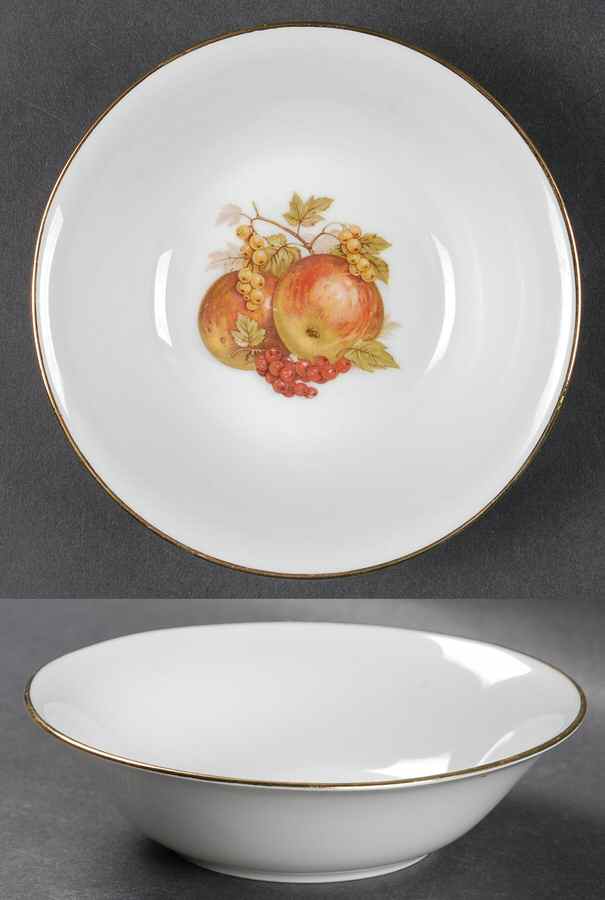 BTH4 (1-16" Gold Trim) Fruit/Dessert (Sauce) Bowl by Bareuther & Co-1