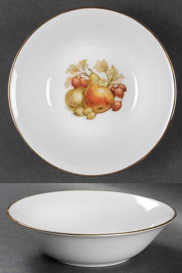 BTH4 (1-16" Gold Trim) Fruit/Dessert (Sauce) Bowl by Bareuther & Co-1