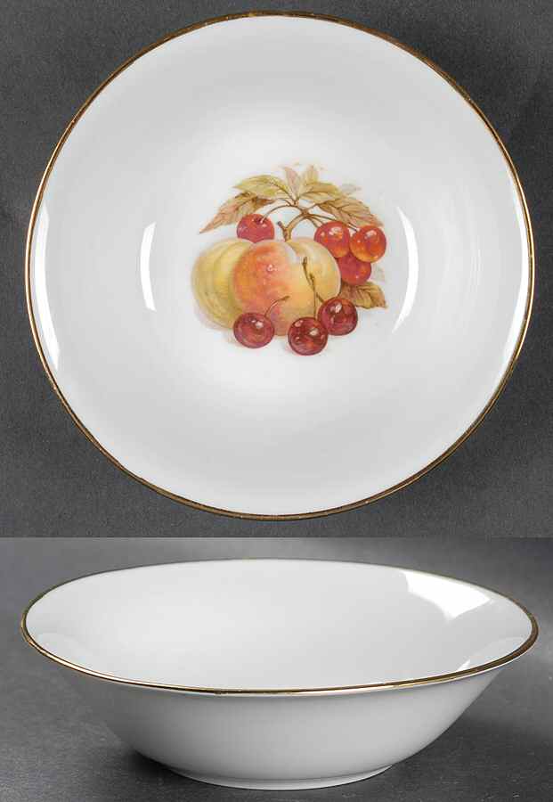 BTH4 (1-16" Gold Trim) Fruit/Dessert (Sauce) Bowl by Bareuther & Co-1