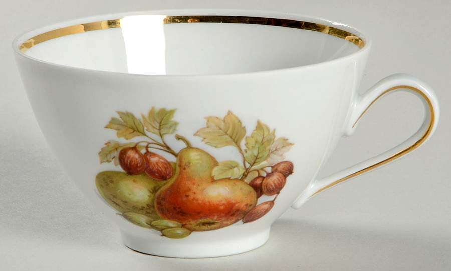 BTH4 (1-16" Gold Trim) Flat Cup by Bareuther & Co-1