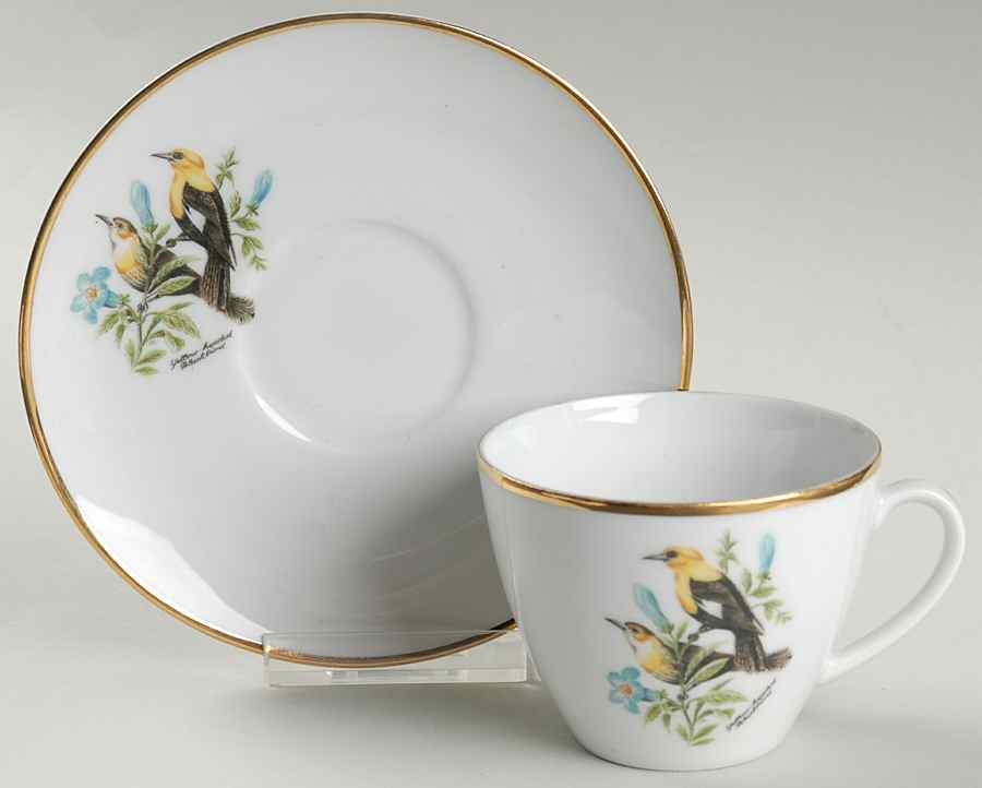 BTH40 Flat Cup & Saucer Set by Bareuther & Co-1