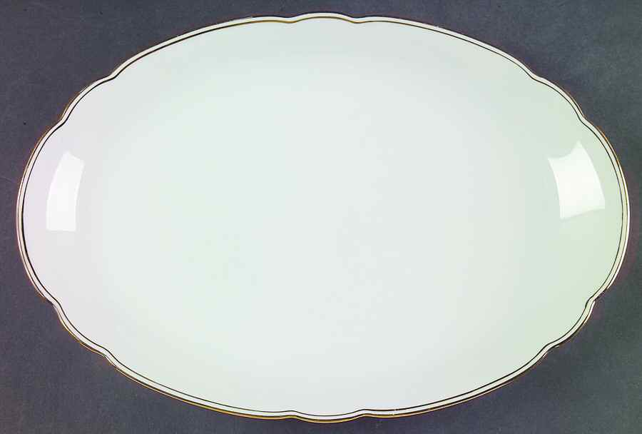 BTH48 12" Oval Serving Platter by Bareuther & Co-1