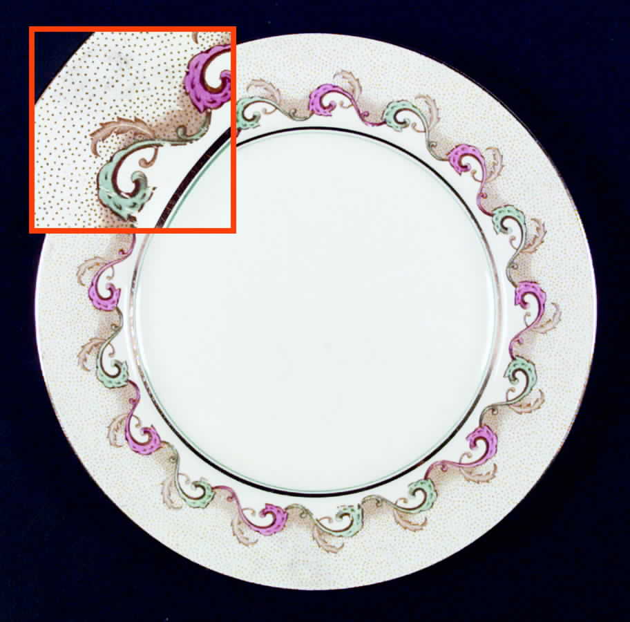 Indian Scroll Dinner Plate by Barratts-1