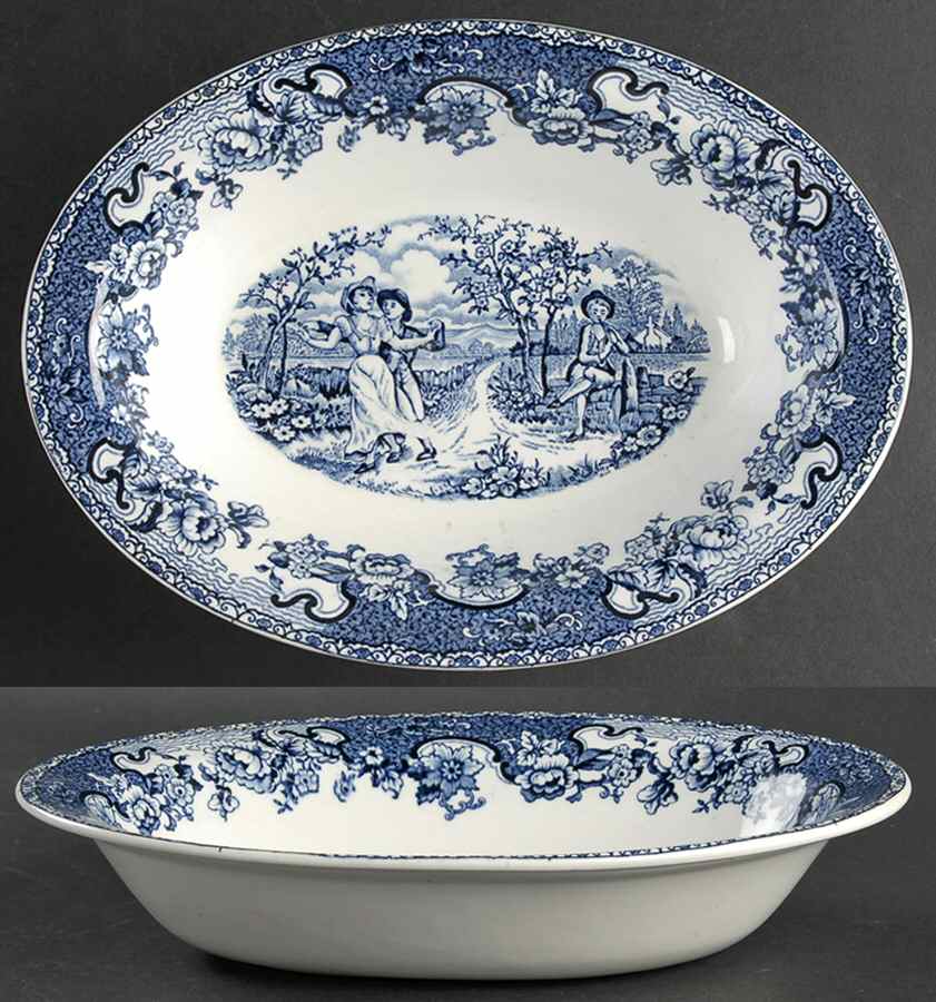 Playtime 10" Oval Vegetable Bowl by Barratts-1