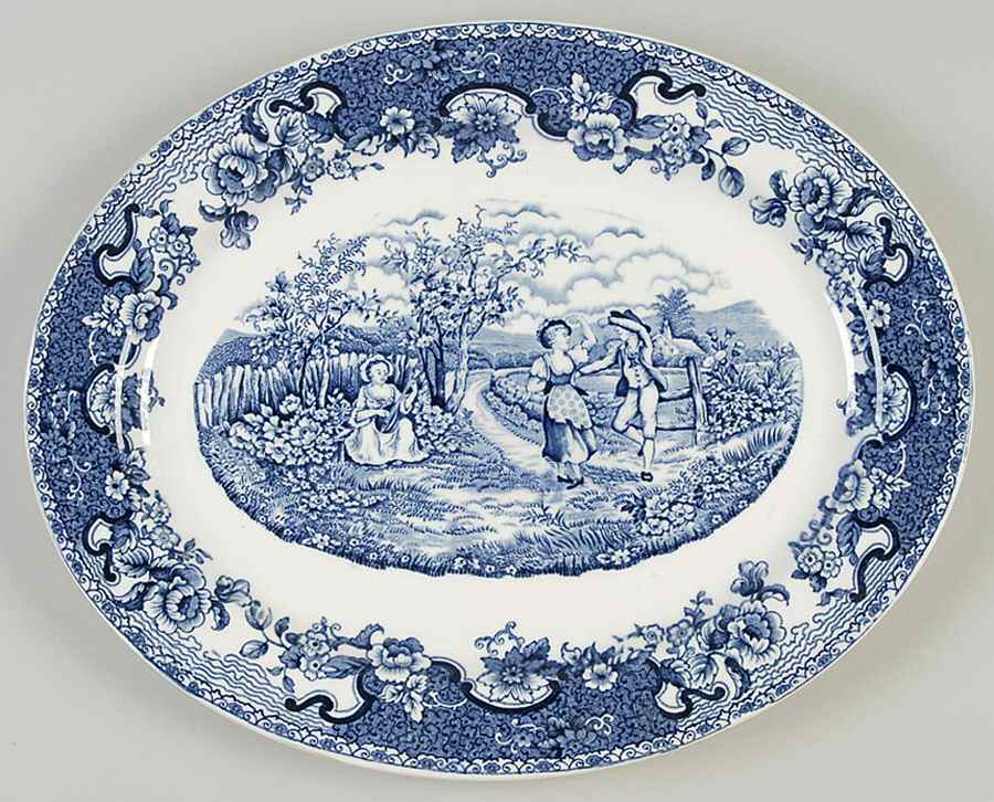 Playtime 12" Oval Serving Platter by Barratts-1