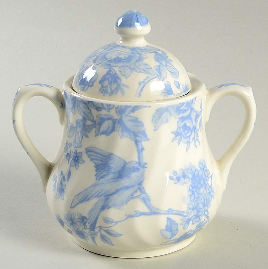 Songbirds Sugar Bowl & Lid by Barratts-1