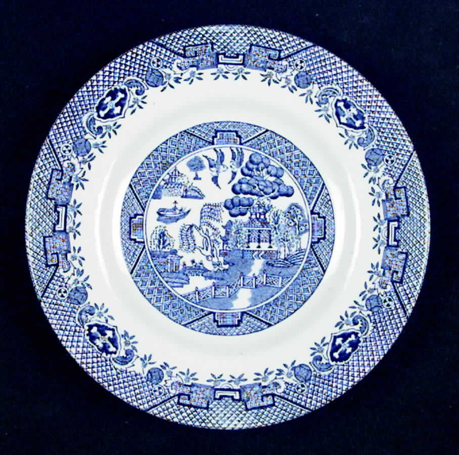 Willow Blue Bread & Butter Plate by Barratts-1