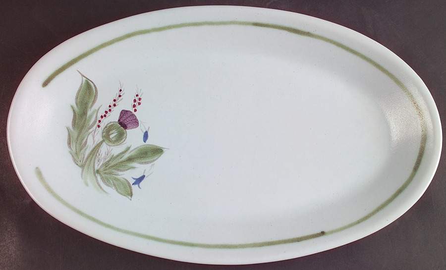 Thistleware 13" Oval Serving Platter by Buchan-1
