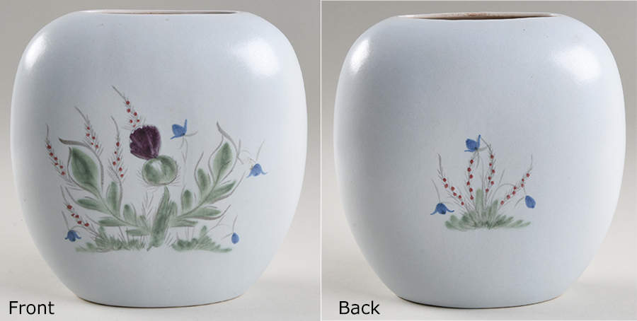 Thistleware Oval Vase by Buchan-1