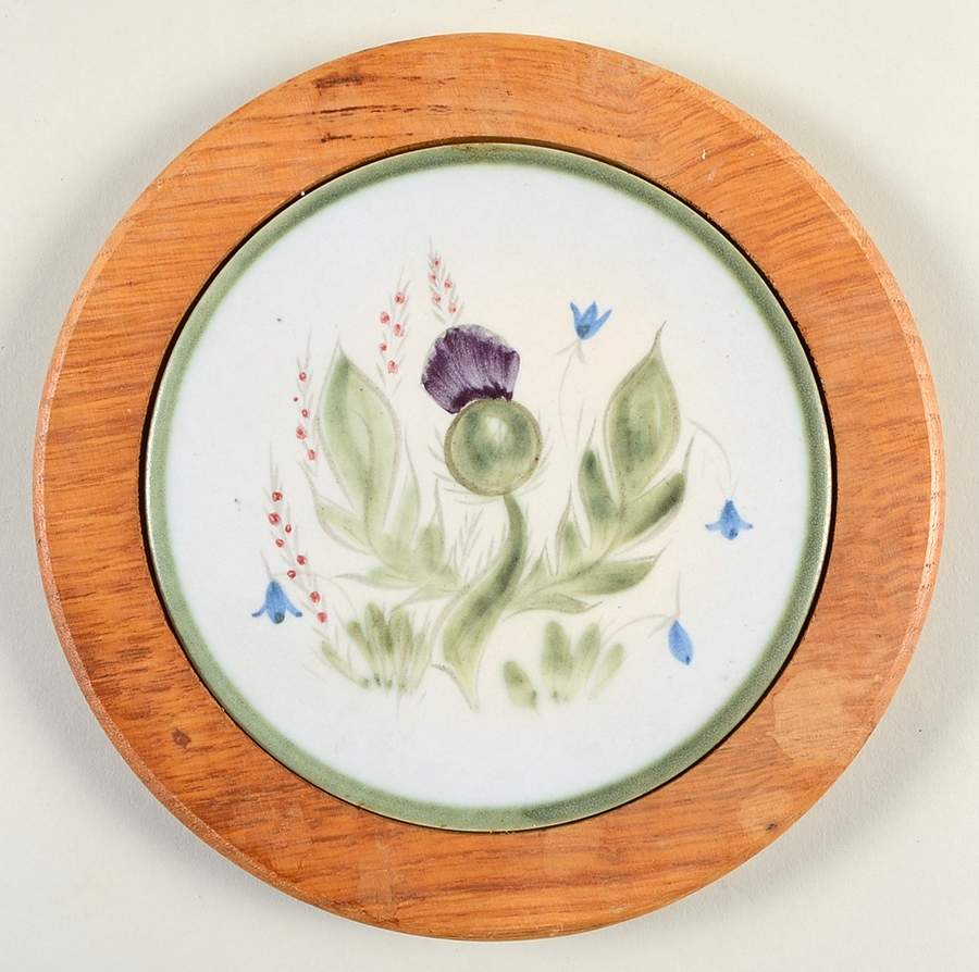 Thistleware Wood Frame Trivet by Buchan-1