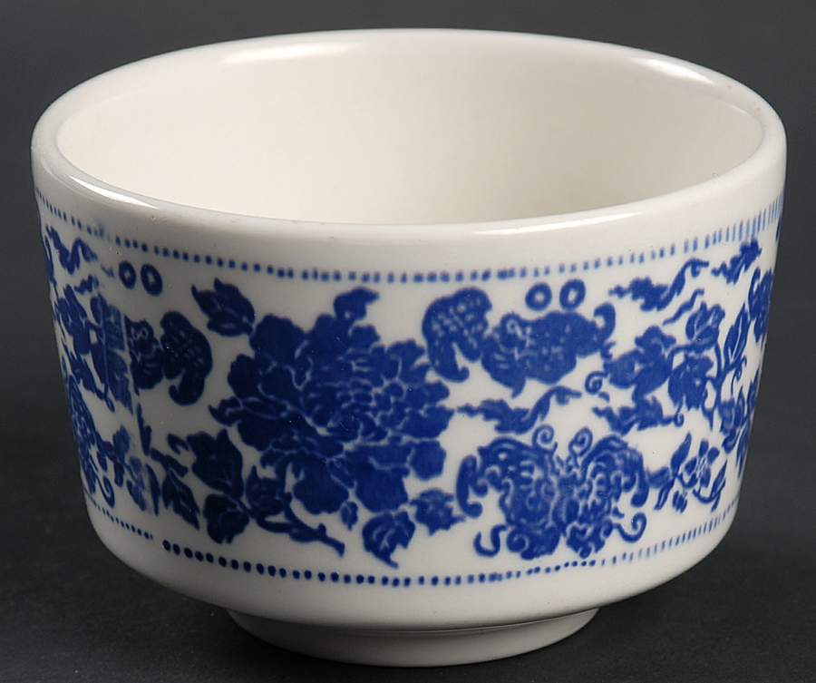 Blue Danube Fruit/Dessert (Sauce) Bowl by Buffalo Pottery-1