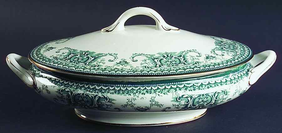 Bonrea Oval Covered Vegetable by Buffalo Pottery-1