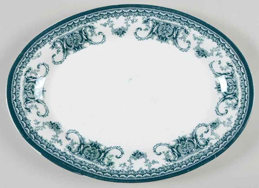 Bonrea 11" Oval Serving Platter by Buffalo Pottery-1