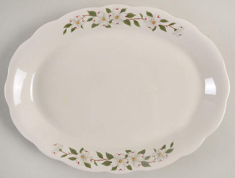 BUF10 11" Oval Serving Platter by Buffalo Pottery-1