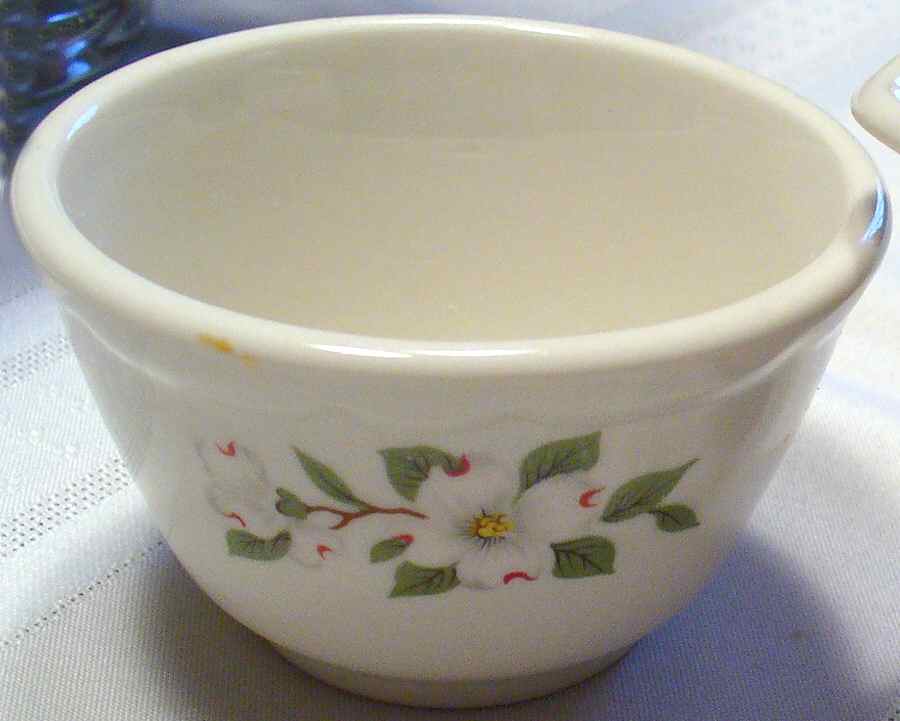 BUF10 Open Sugar Bowl by Buffalo Pottery-1