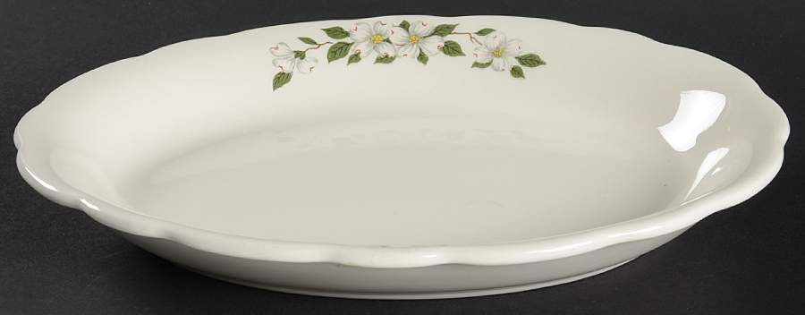 BUF10 9" Oval Serving Platter by Buffalo Pottery-1