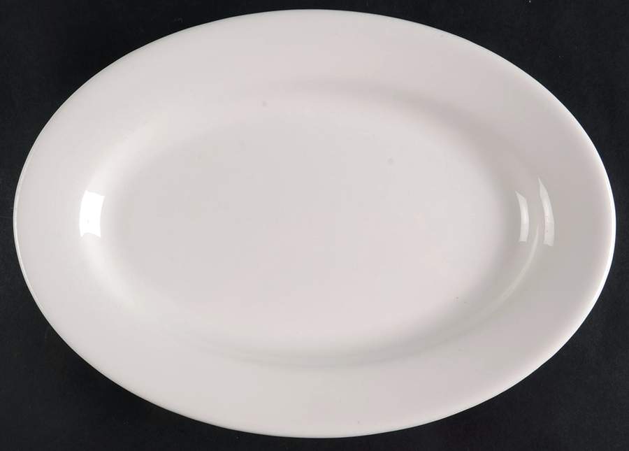 BUF19 12" Oval Serving Platter by Buffalo Pottery-1