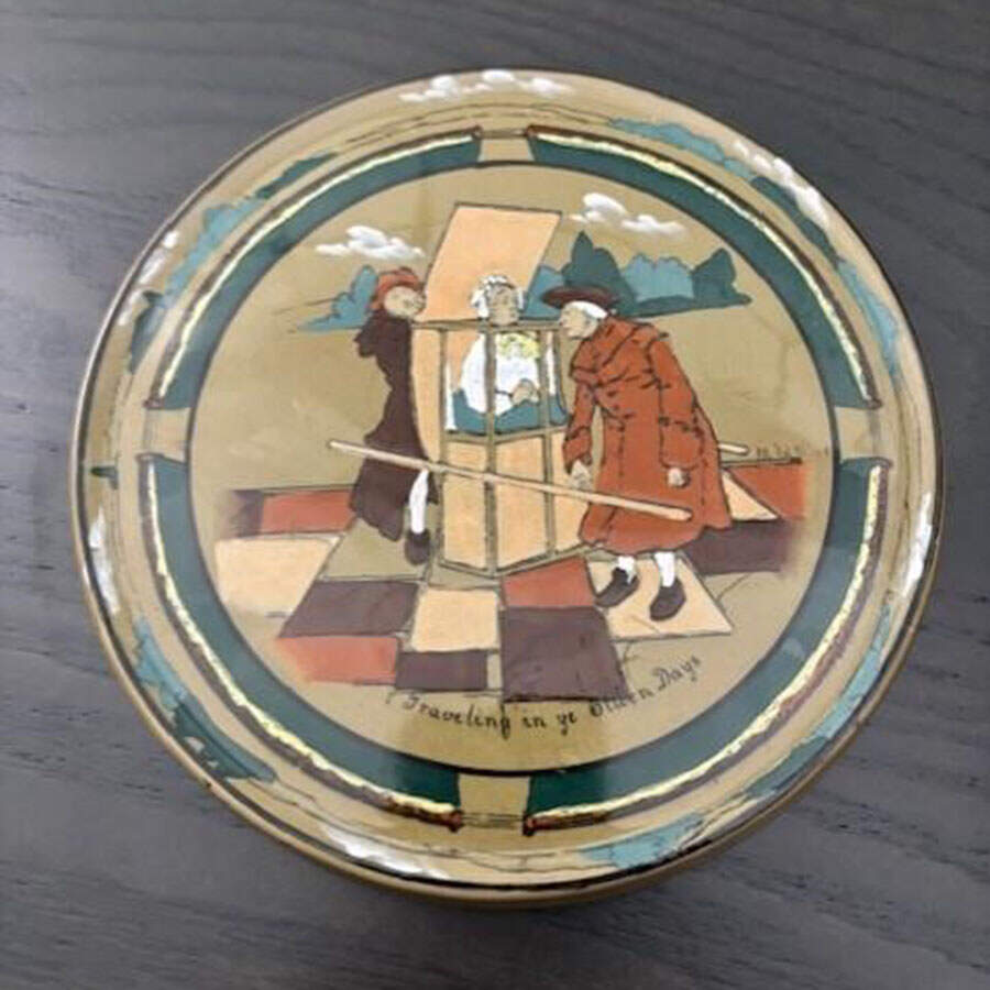 Ye Olden Days Tea Tile by Buffalo Pottery-1