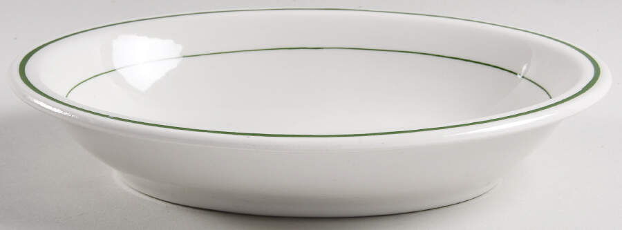 BUF4 10" Oval Vegetable Bowl by Buffalo Pottery-1