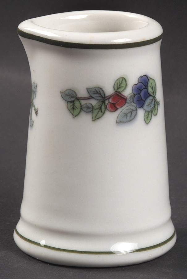 Mandalay (Green Rings) Individual Creamer by Buffalo Pottery-1