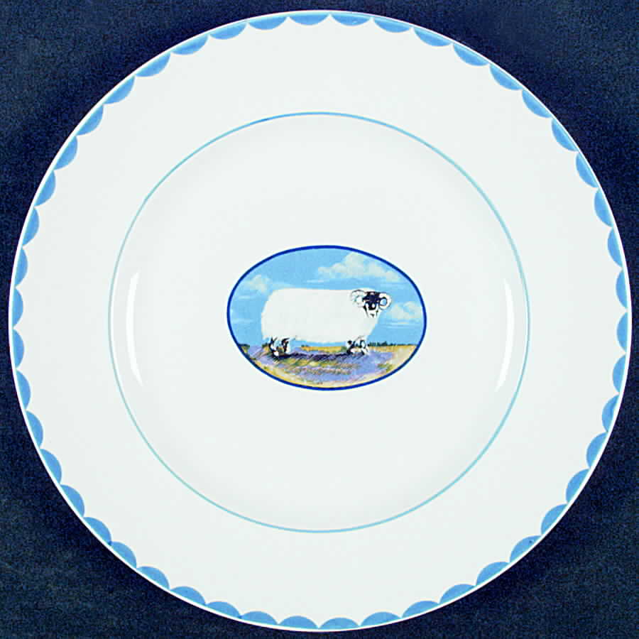 Animal Farm Salad Plate by Burgess & Leigh-1