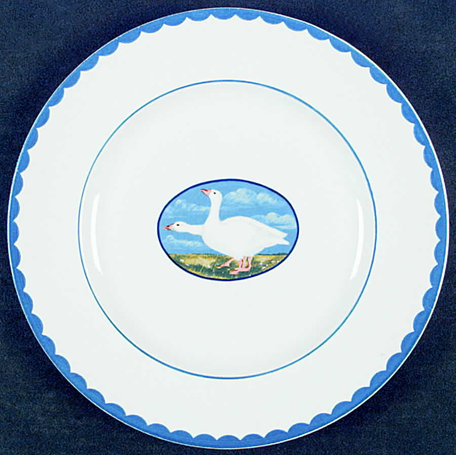 Animal Farm Salad Plate by Burgess & Leigh-1
