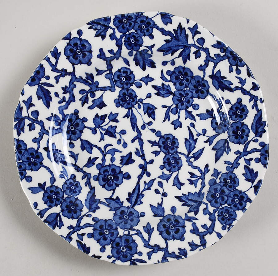Arden Blue Salad/Dessert Plate by Burgess & Leigh-1
