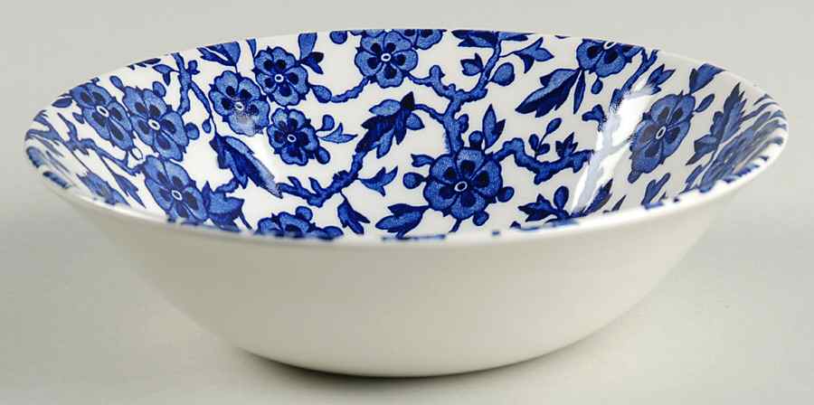 Arden Blue Coupe Cereal Bowl by Burgess & Leigh-1
