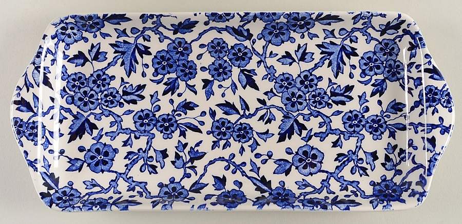 Arden Blue Large Sandwich Tray by Burgess & Leigh-1