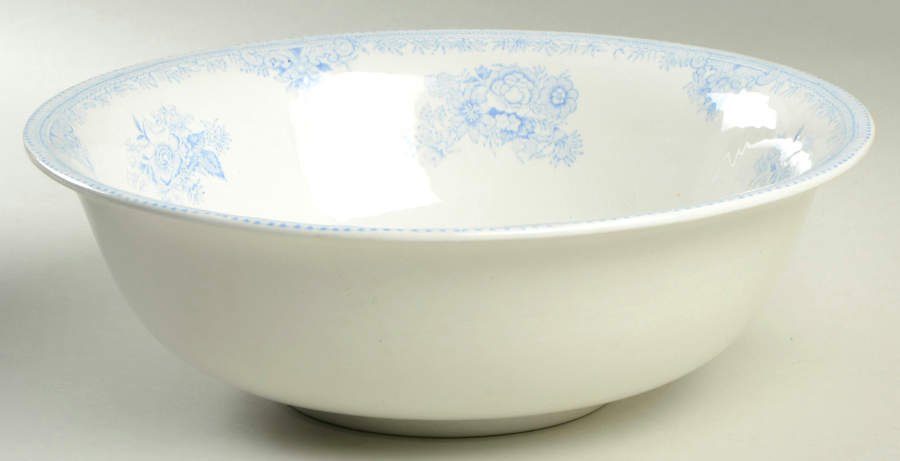 Asiatic Pheasants Blue Pitcher and Bowl Set-48 Oz-Bowl Only by Burgess & Leigh-1