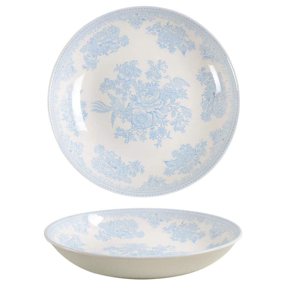 Asiatic Pheasants Blue 9" Individual Pasta Bowl by Burgess & Leigh-1