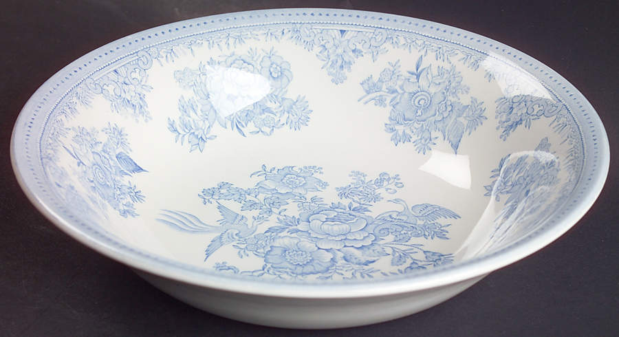 Asiatic Pheasants Blue Coupe Soup Bowl by Burgess & Leigh-1
