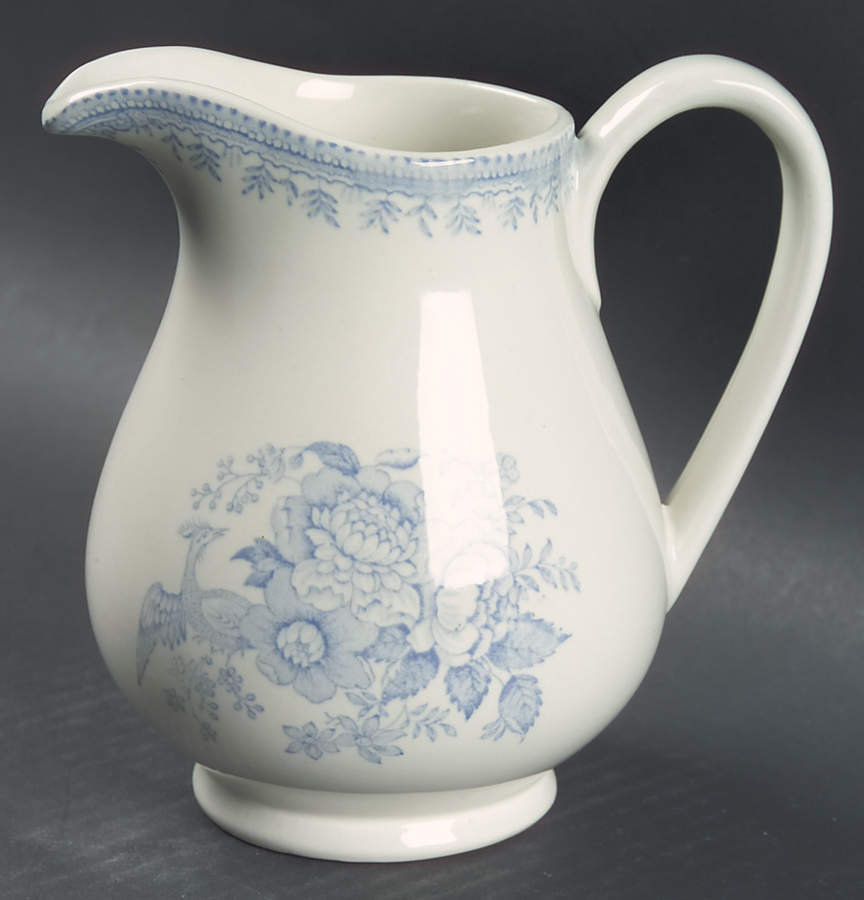 Asiatic Pheasants Blue 24 Oz Jug by Burgess & Leigh-1