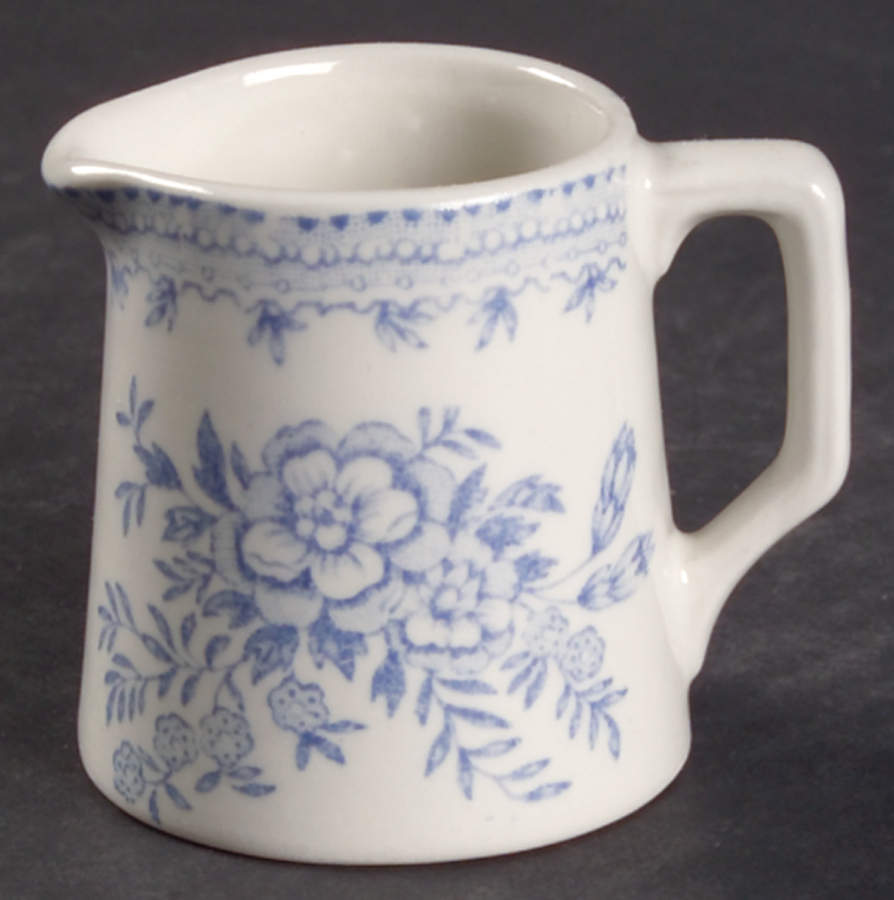 Asiatic Pheasants Blue Individual Creamer by Burgess & Leigh-1