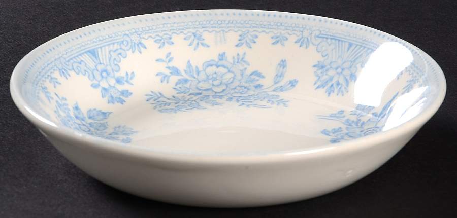 Asiatic Pheasants Blue Butter Pat by Burgess & Leigh-1