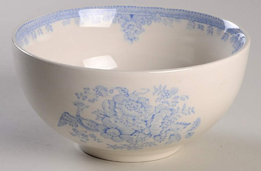 Asiatic Pheasants Blue 6" Chinese Bowl by Burgess & Leigh-1