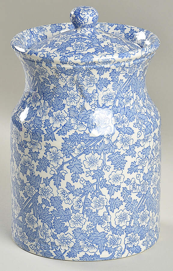Burgess Chintz Large Canister & Lid by Burgess & Leigh-1