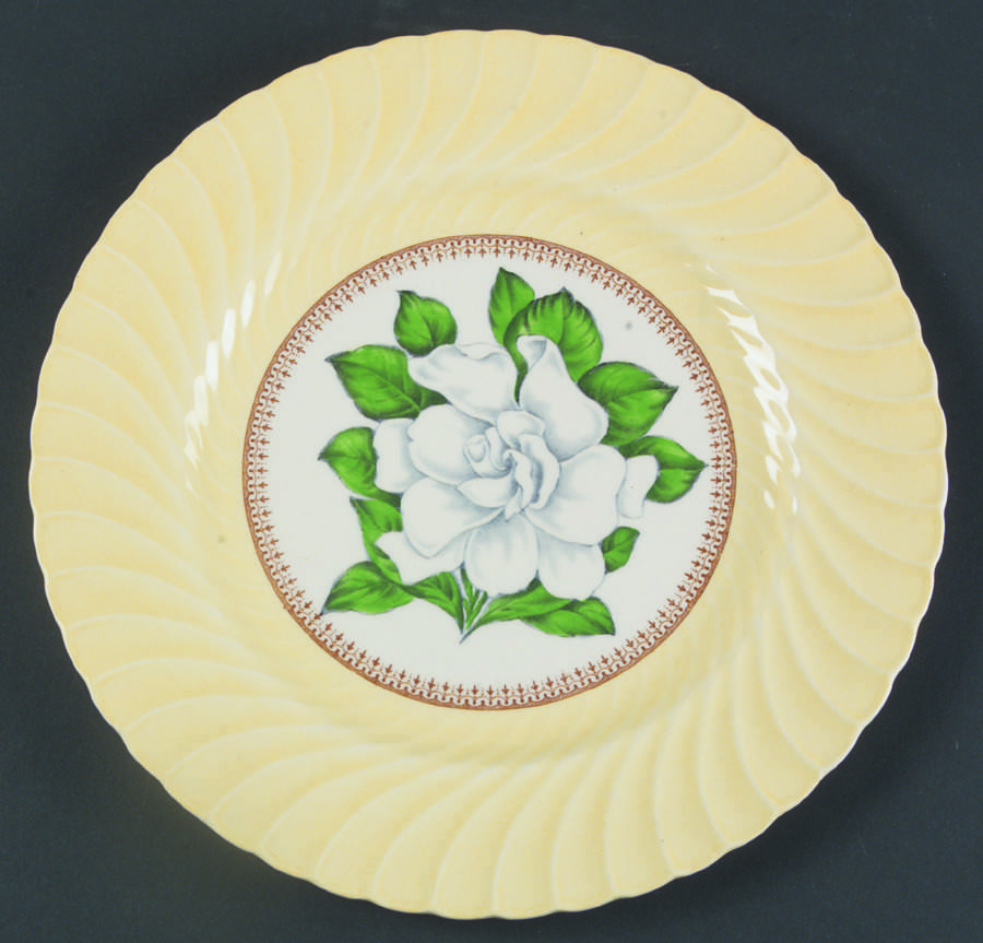Gardenia Dinner Plate by Burgess & Leigh-1