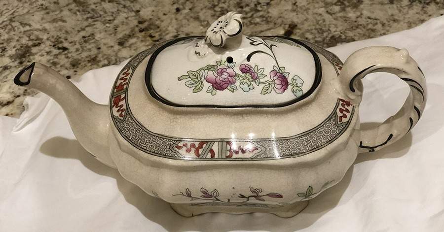 Indian Tree Teapot & Lid by Burgess & Leigh-1
