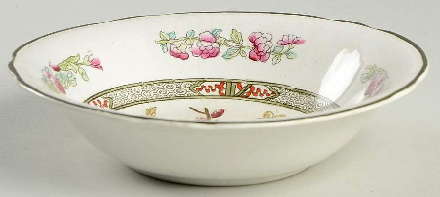 Indian Tree (Scalloped) Fruit/Dessert (Sauce) Bowl by Burgess & Leigh-1