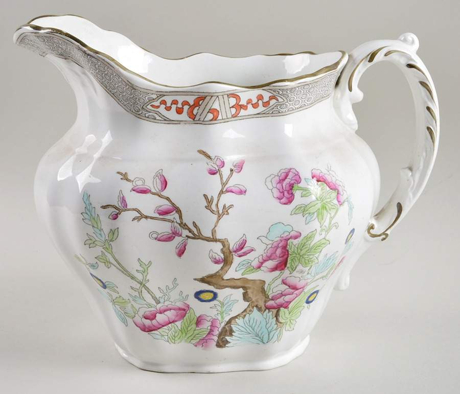 Indian Tree (Scalloped) 64 Oz Pitcher by Burgess & Leigh-1