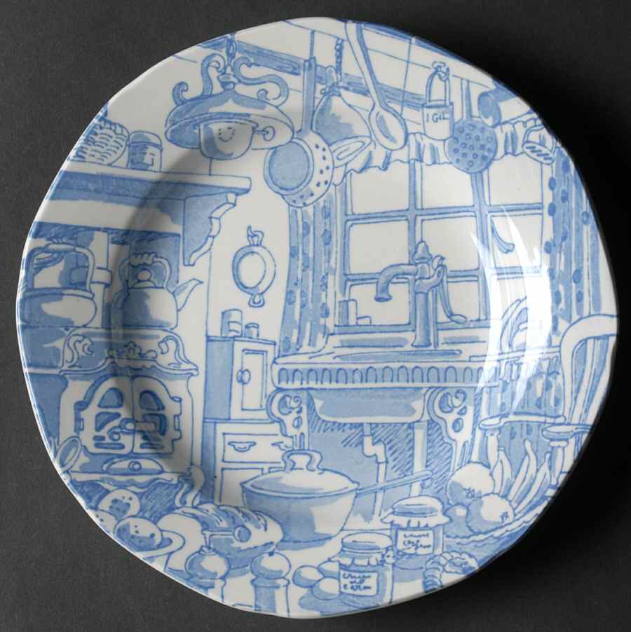 Mathilda's Kitchen Bread & Butter Plate by Burgess & Leigh-1