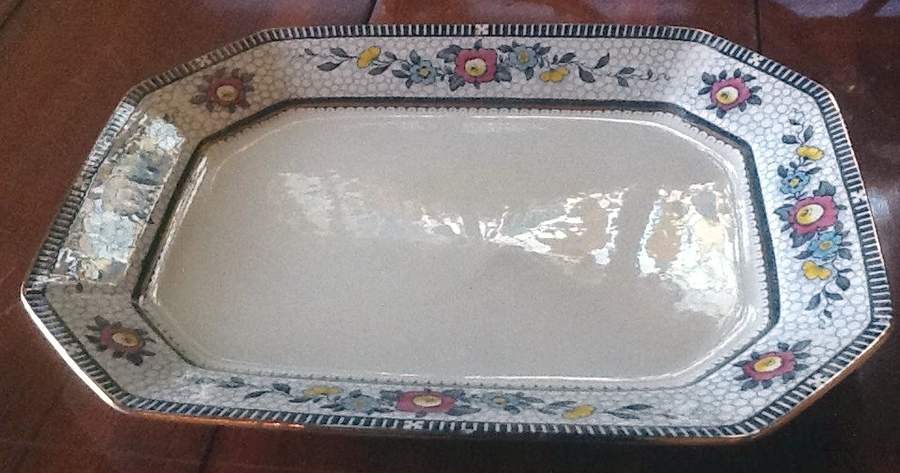 Premier 14" Oval Serving Platter by Burgess & Leigh-1