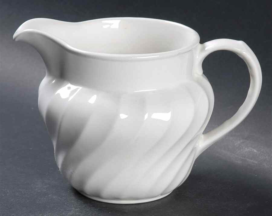 Queen's White Pitcher by Burgess & Leigh-1