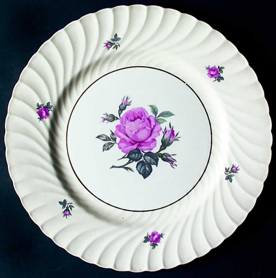 Roseleigh Dinner Plate by Burgess & Leigh-1